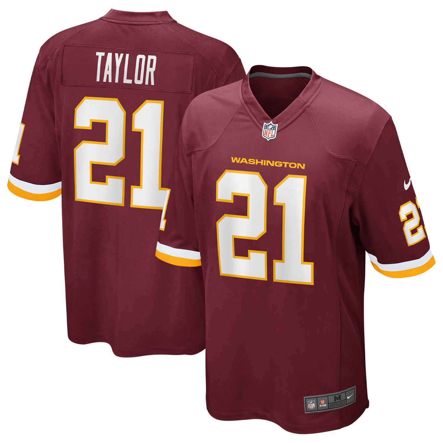 Nike Redskins 21 Sean Taylor Black Vapor Impact Limited Men Jersey