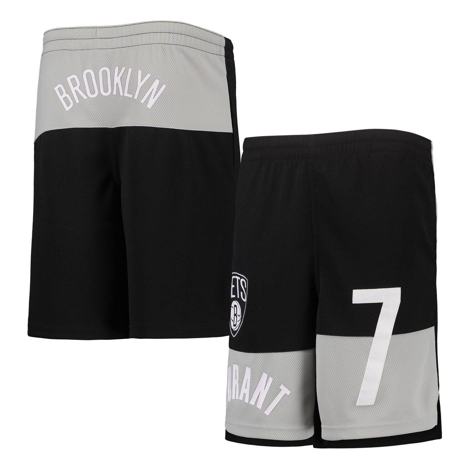 youth brooklyn nets shorts