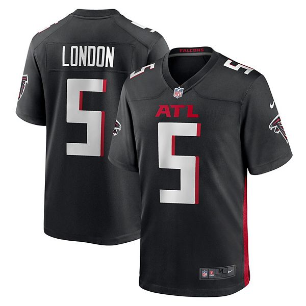 Drake London Atlanta Falcons Men's Black Name & Number Logo T-Shirt 