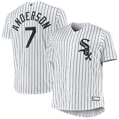 Men's Tim Anderson White Chicago White Sox Big & Tall Replica Player Jersey