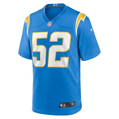 Men s Nike Khalil Mack Powder Blue Los Angeles Chargers Game Jersey