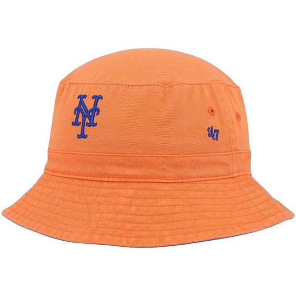 Men\'s \'47 Orange New York Mets Ballpark Bucket Hat