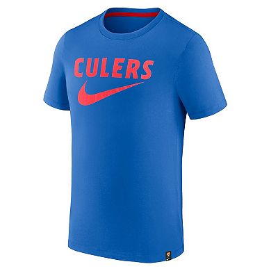 Men's Nike Blue Barcelona Swoosh T-Shirt