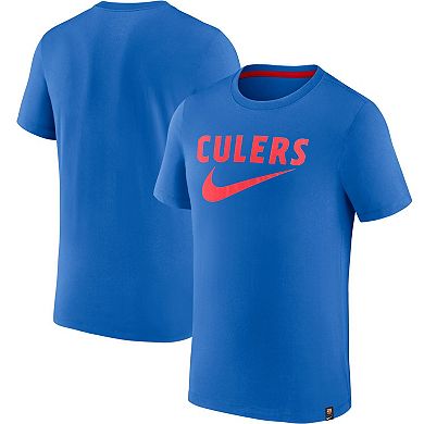 Men's Nike Blue Barcelona Swoosh T-Shirt