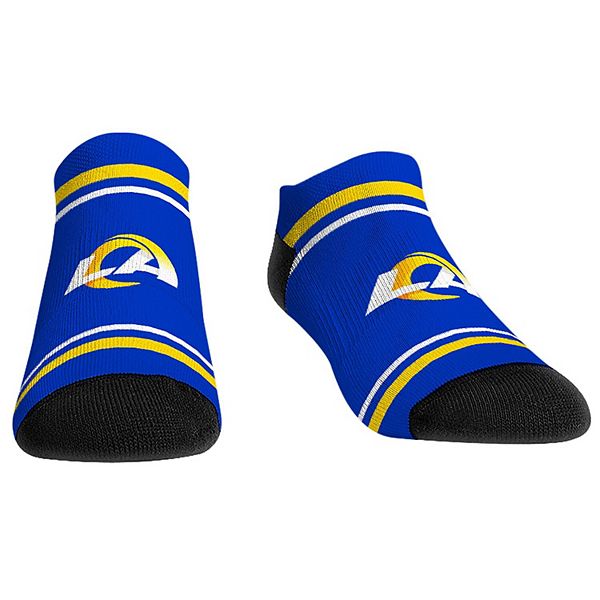 Rock Em Socks Los Angeles Rams Logo Lines Ankle Socks