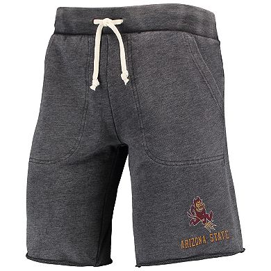 Men's Heathered Black Alternative Apparel Arizona State Sun Devils Victory Lounge Shorts