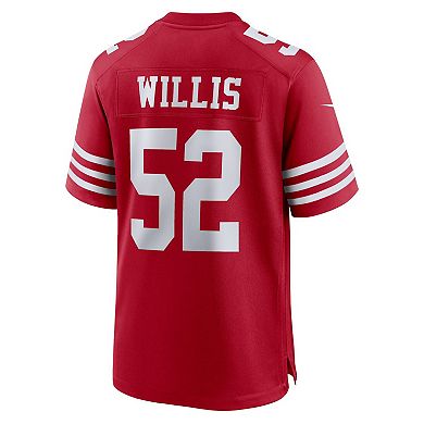 Men's Willis Scarlet San Francisco 49ers Legacy Jersey
