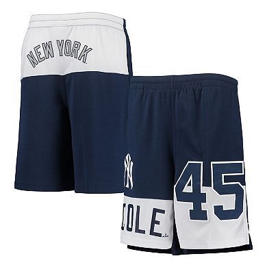 Youth Gerrit Cole Navy New York Yankees Pandemonium Name & Number Shorts