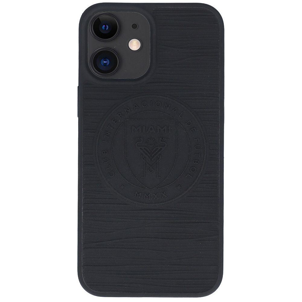 Black Inter Miami CF iPhone Logo Soft Matte Case