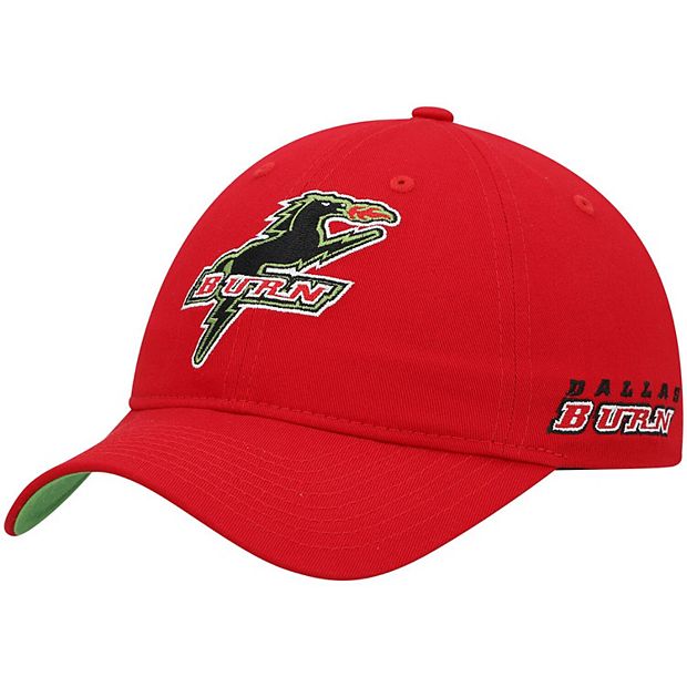 Men's Mitchell & Ness Red Dallas Burn Adjustable Hat