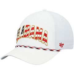 Alabama Crimson Tide Red White and Blue Anthem University Flag Hat