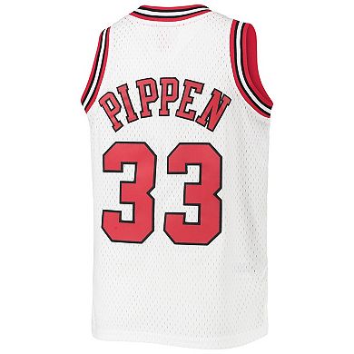 Youth Mitchell & Ness Scottie Pippen White Chicago Bulls 1997/98 Hardwood Classics Swingman Jersey