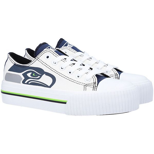 Seattle Seahawks Women's Shoes With Glitter Trim