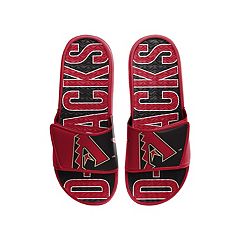 FOCO Louisville Men's Raised Slide Sandals, Size: XL, Red