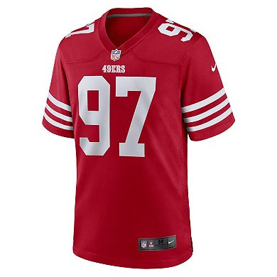 Men's Nike Nick Bosa Scarlet San Francisco 49ers Player Game Jersey