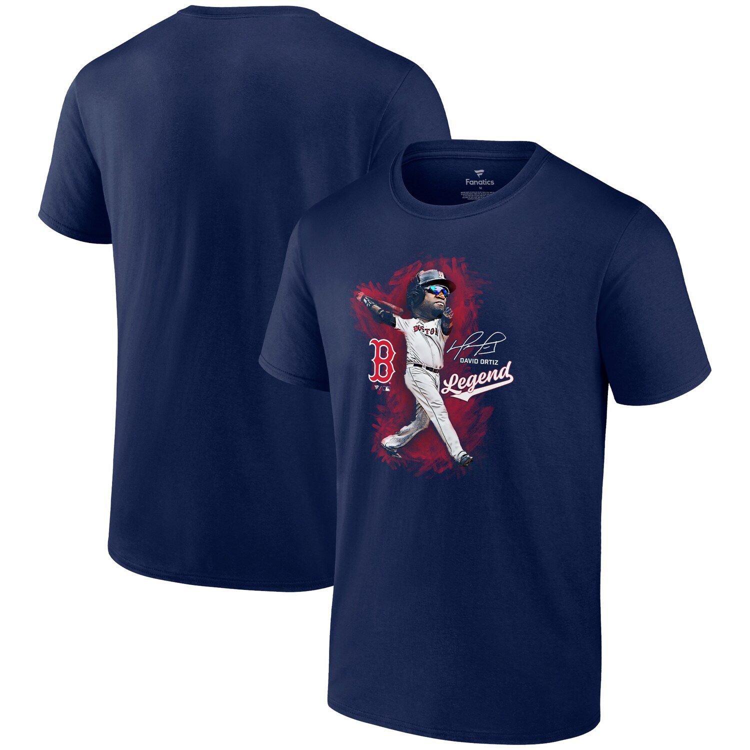 Men's Nike David Ortiz Gold Boston Red Sox Name & Number T-Shirt Size: Large