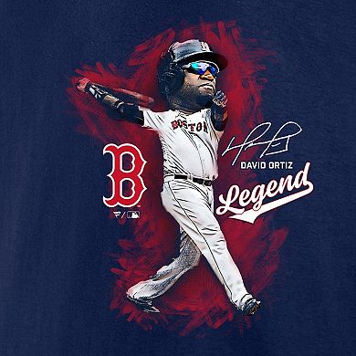 Men's Fanatics Branded David Ortiz Navy Boston Red Sox Legend Graphic T-Shirt