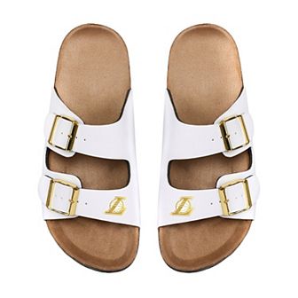 Women's FOCO Los Angeles Lakers Double-Buckle Sandals