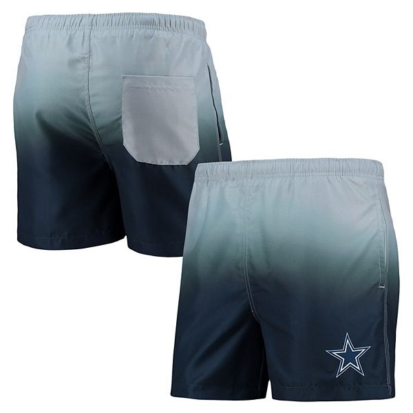 Men's Navy Dallas Cowboys Big & Tall Tie-Dye Shorts