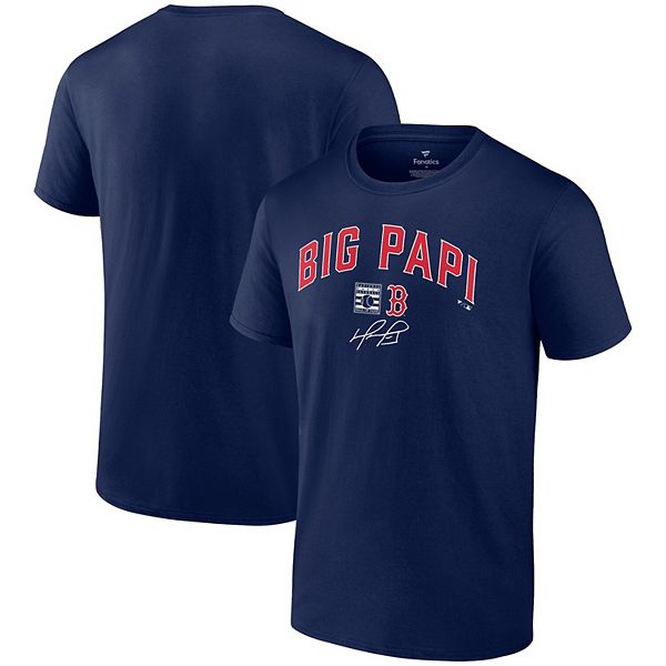 David Ortiz Boston Red Sox T Shirt Adult Small Blue MLB Baseball 34 Big  Papi