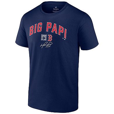 Men's Fanatics Branded David Ortiz Navy Boston Red Sox Big Papi Graphic T-Shirt