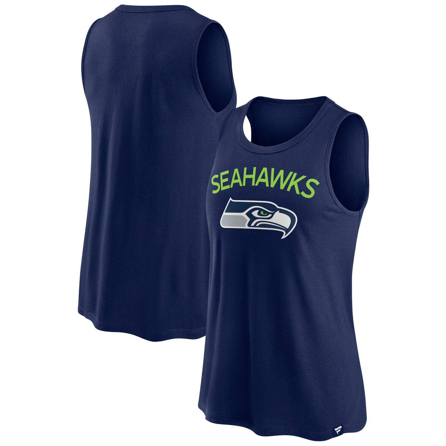 Seattle Seahawks Mesh V-Neck Jersey Tank Top FOCO