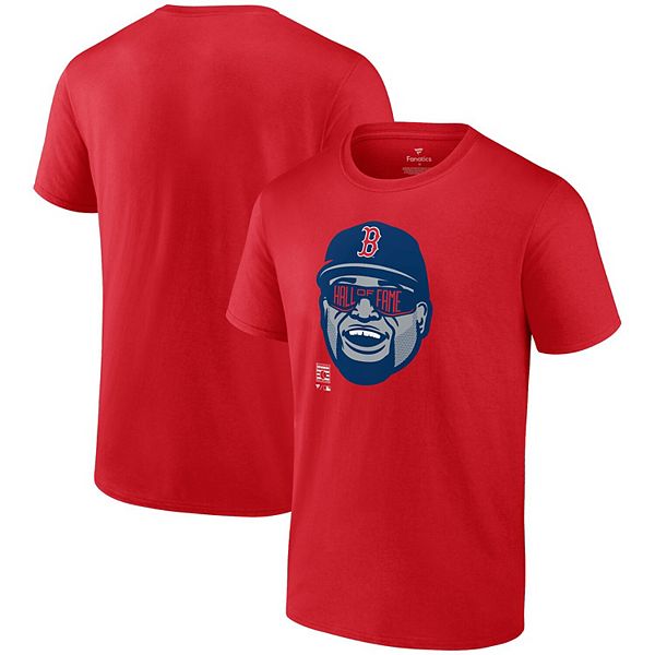 Men's Fanatics Branded David Ortiz Red Boston Red Sox Hall of Fame