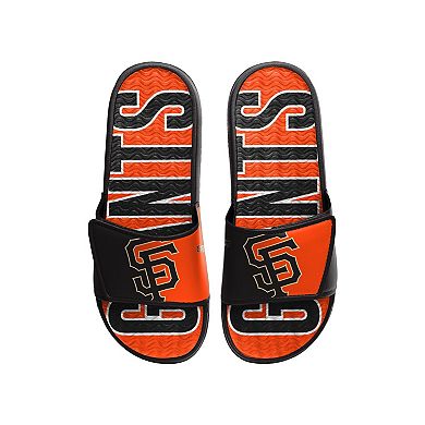 Men's FOCO San Francisco Giants Logo Gel Slide Sandals