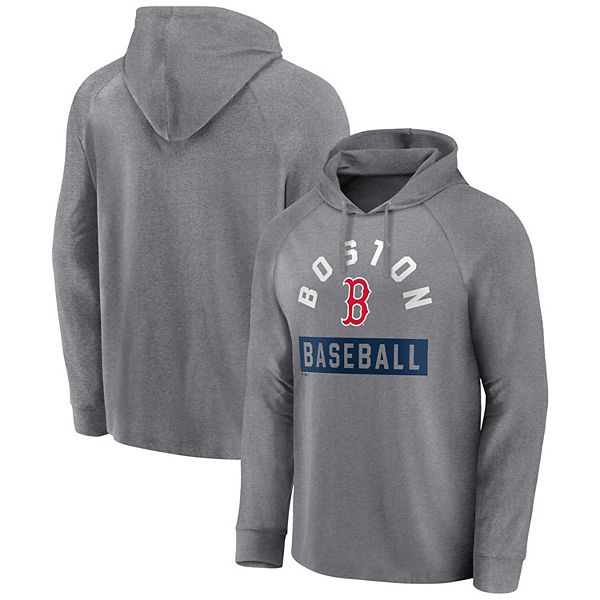 Unisex Fanatics Signature Gray Boston Red Sox Super Soft Fleece Short Sleeve Hoodie
