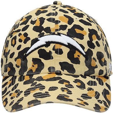 Women's '47 Tan Los Angeles Chargers Bagheera Clean Up Allover Adjustable Hat