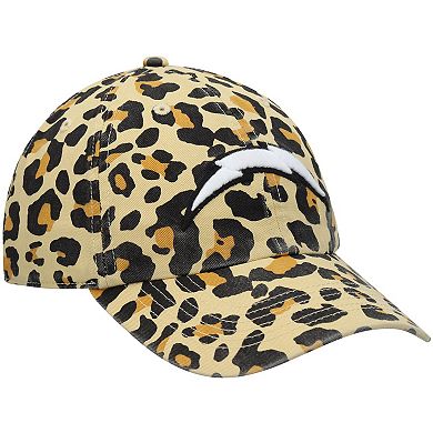 Women's '47 Tan Los Angeles Chargers Bagheera Clean Up Allover Adjustable Hat
