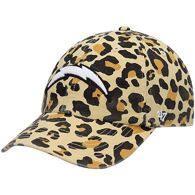 Women's '47 Tan Los Angeles Chargers Bagheera Clean Up Allover Adjustable Hat