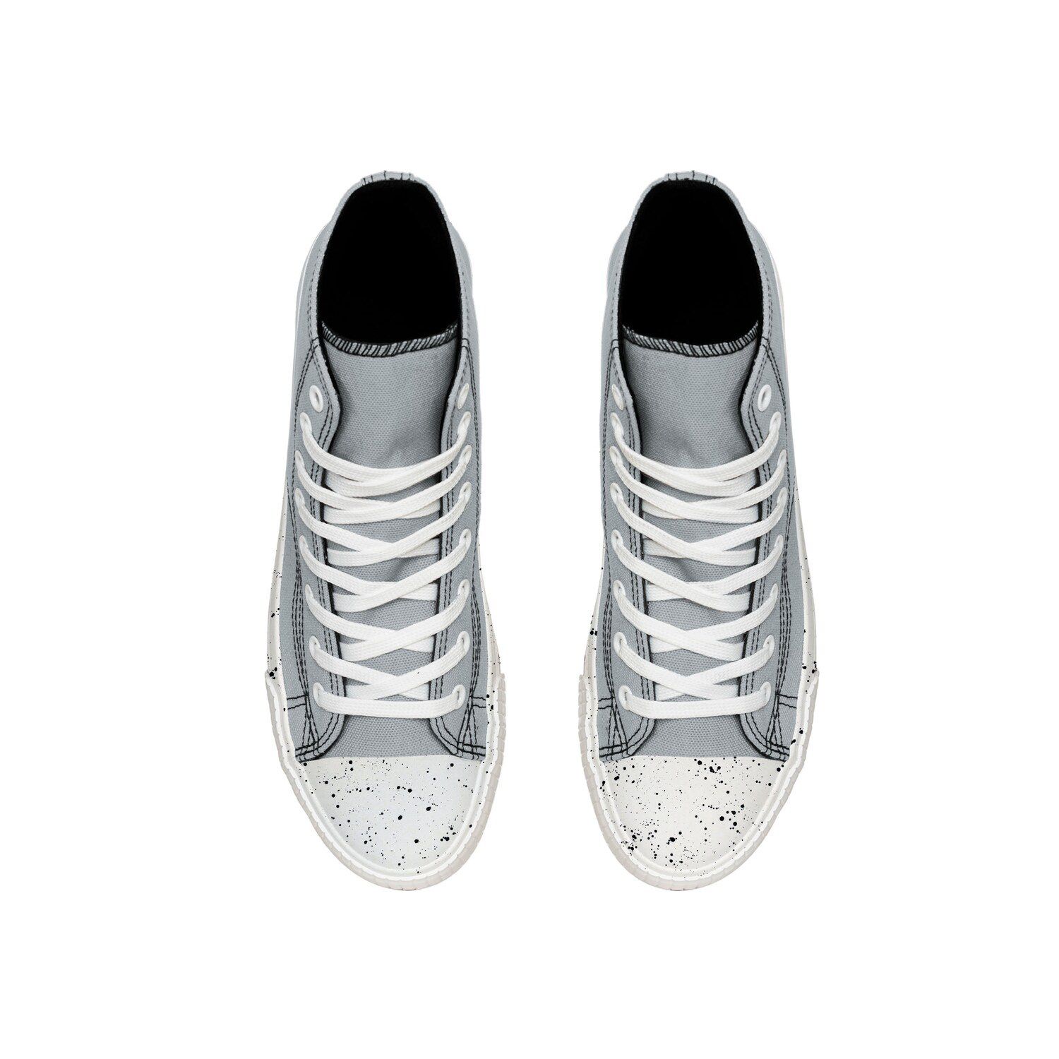 Las Vegas Raiders FOCO Paint Splatter High Top Sneakers