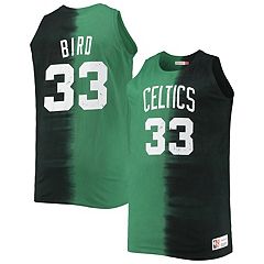 Men's Boston Celtics Larry Bird Mitchell & Ness Kelly Green Authentic  Shooting T-Shirt