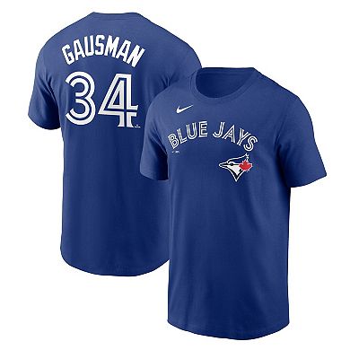 Men's Nike Kevin Gausman Navy Toronto Blue Jays Name & Number T-Shirt