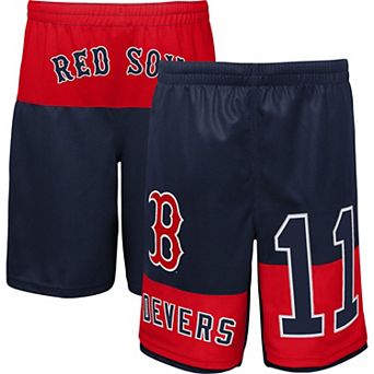 Youth Rafael Devers Navy Boston Red Sox Pandemonium Name & Number Shorts