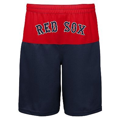 Youth Rafael Devers Navy Boston Red Sox Pandemonium Name & Number Shorts