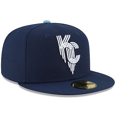Men's New Era Navy Kansas City Royals 2022 City Connect 59FIFTY Fitted Hat