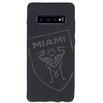 Black Inter Miami CF Samsung Tilted Shield Soft Matte Case