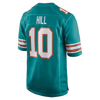 Men s Nike Tyreek Hill Aqua Miami Dolphins Alternate Game Jersey