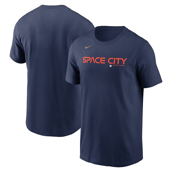 Men's Nike Navy Houston Astros 2022 City Connect Wordmark T-Shirt