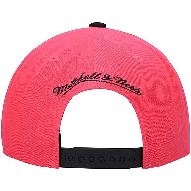 Men's Mitchell & Ness Pink San Antonio Spurs Hardwood Classics Snapback Hat