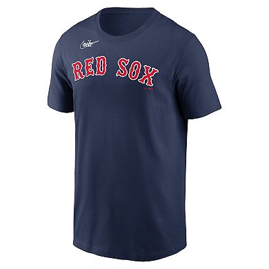 Men's Nike David Ortiz Navy Boston Red Sox Name & Number Logo T-Shirt