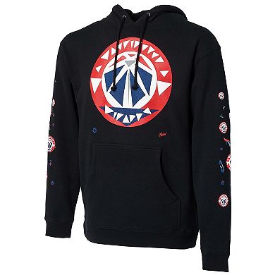 Men's NBA x Naturel Black Washington Wizards No Caller ID Pullover Hoodie