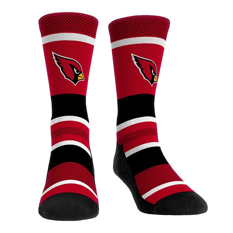 UPC 196809000614 product image for Rock Em Socks Arizona Cardinals Tech Stripe Crew Socks, Adult Unisex, Size: Smal | upcitemdb.com