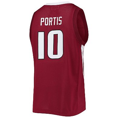 Men's Original Retro Brand Bobby Portis Cardinal Arkansas Razorbacks Alumni Commemorative Replica Basketball Jersey