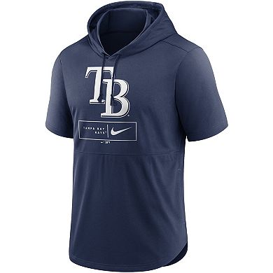 Men's Nike Navy Tampa Bay Rays Logo Lockup Performance Short-Sleeved ...