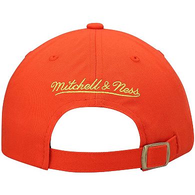 Men's Mitchell & Ness Orange San Jose Earthquakes Adjustable Hat