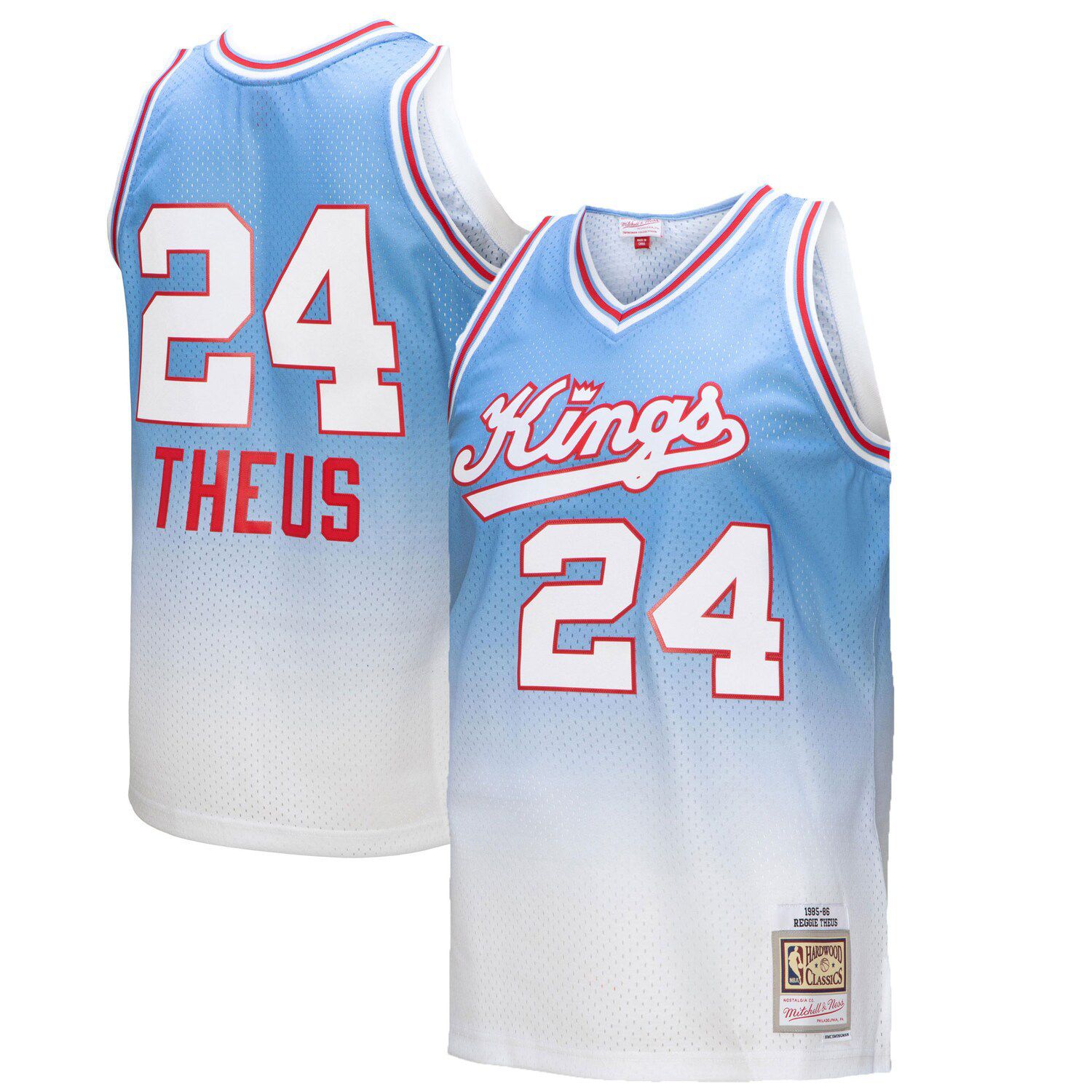 Men's Mitchell & Ness Mitch Richmond Blue Sacramento Kings 1992-93 Hardwood Classics Swingman Jersey