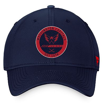 Men's Fanatics Navy Washington Capitals 2022 Authentic Pro Training Camp Flex Hat